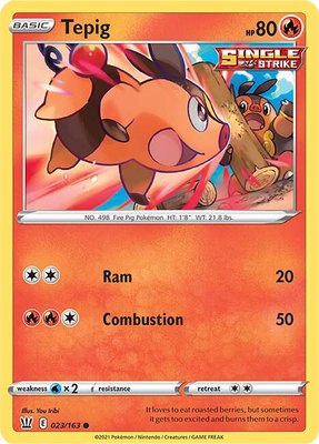 Tepig, Battle Styles