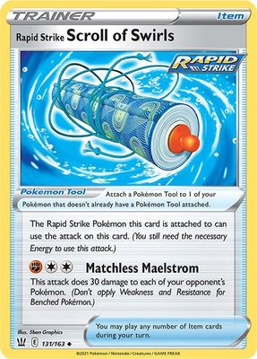 Rapid Strike Scroll of Swirls, Battle Styles