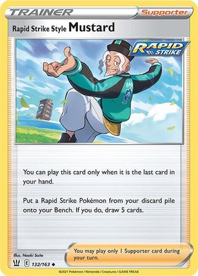 Rapid Strike Style Mustard, Battle Styles