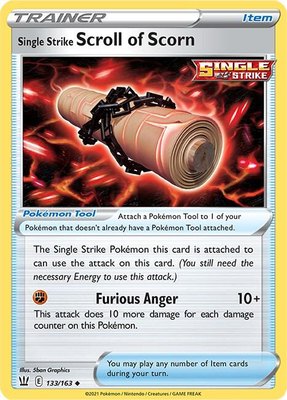 Single Strike Scroll of Scorn, Battle Styles
