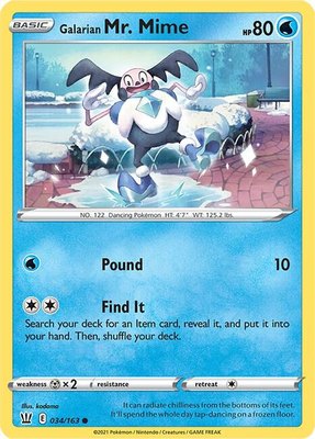 Galarian Mr. Mime, Battle Styles
