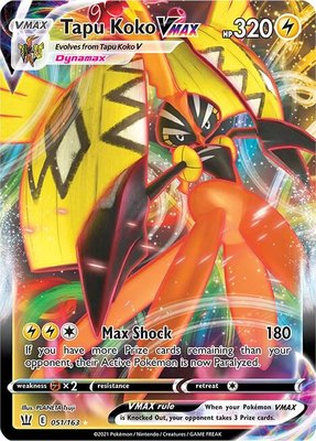 Tapu Koko VMAX, Battle Styles