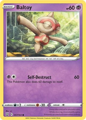 Baltoy, Battle Styles