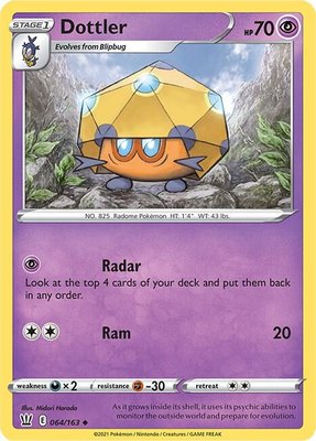 Dottler, Battle Styles