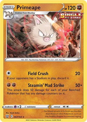 Primeape, Battle Styles