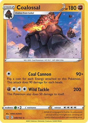 Coalossal, Battle Styles