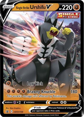 Single Strike Urshifu V, Jumbo Cards