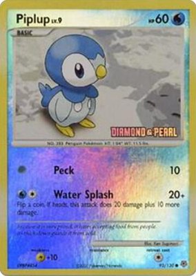 Piplup [Diamond and Pearl], Burger King Promos