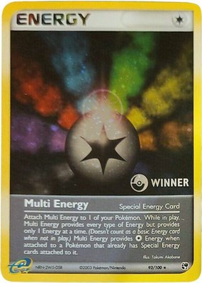 Multi Energy (Special) [Winner], League & Championship Cards