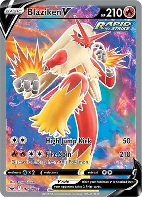 Blaziken V (Full Art), Chilling Reign