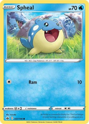 Spheal, Chilling Reign