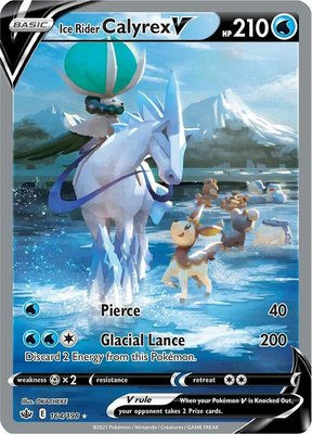 Ice Rider Calyrex V (Alternate Full Art), Chilling Reign