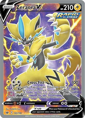 Zeraora V (Full Art), Chilling Reign