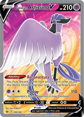 Galarian Articuno V (Full Art), Chilling Reign