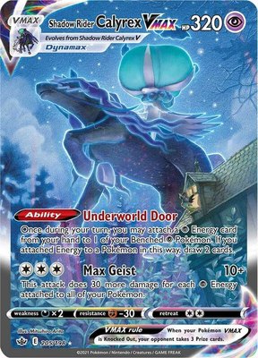 Shadow Rider Calyrex VMAX (Alternate Art Secret), Chilling Reign