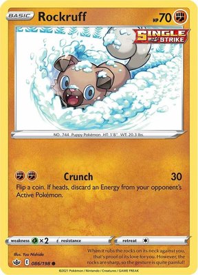 Rockruff, Chilling Reign