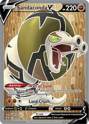Sandaconda V (Full Art), Chilling Reign