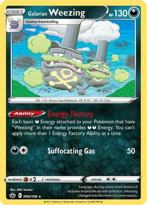 Galarian Weezing, Chilling Reign