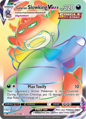 Galarian Slowking VMAX (Secret), Chilling Reign