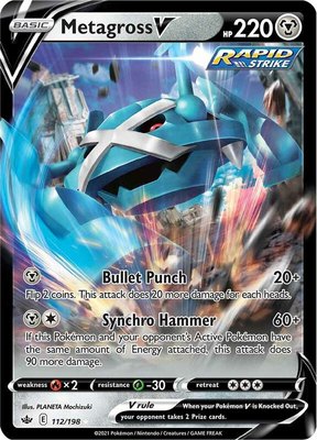 Metagross V, Chilling Reign