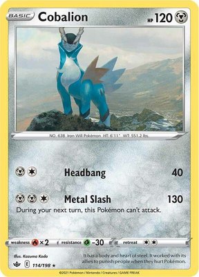 Cobalion, Chilling Reign
