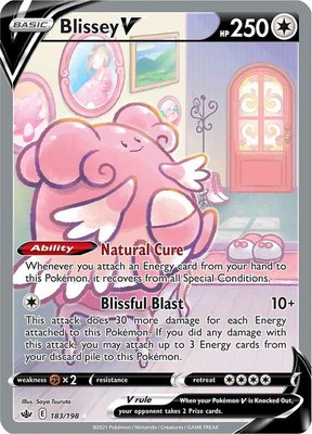Blissey V (Alternate Full Art), Chilling Reign