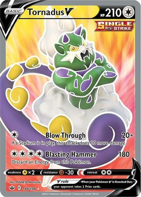 Tornadus V (Full Art), Chilling Reign
