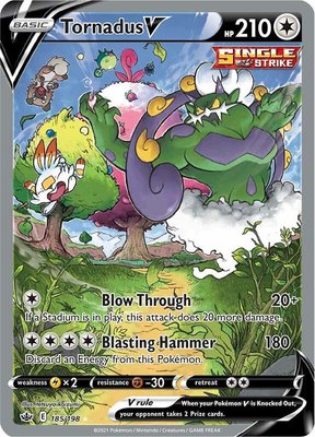 Tornadus V (Alternate Full Art), Chilling Reign