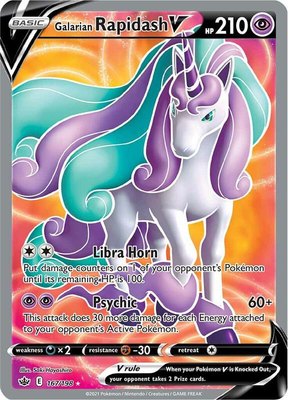 Galarian Rapidash V (Full Art), Chilling Reign