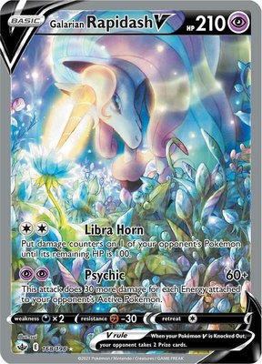 Galarian Rapidash V (Alternate Full Art), Chilling Reign
