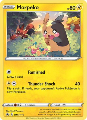 Morpeko, Sword & Shield Promo Cards