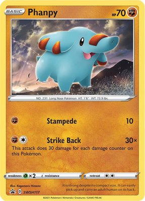 Phanpy, Sword & Shield Promo Cards