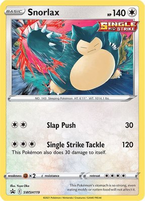 Snorlax, Sword & Shield Promo Cards