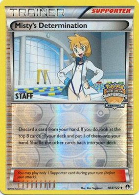 Misty's Determination (Regional Championships) [Staff], League & Championship Cards
