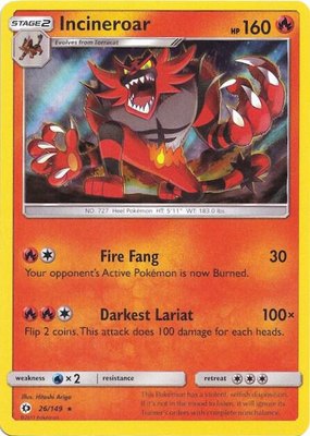 Incineroar (Water Web Holo), Miscellaneous Cards & Products