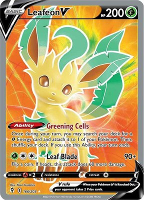 Leafeon V (Full Art), Evolving Skies