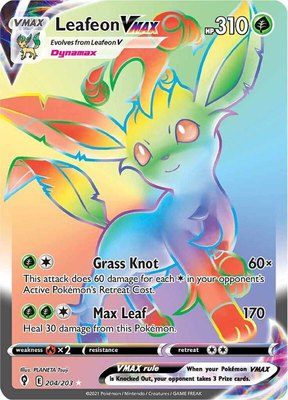 Leafeon VMAX (Secret), Evolving Skies