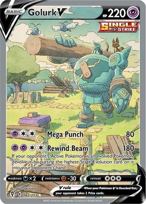 Golurk V (Alternate Full Art), Evolving Skies