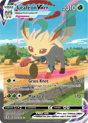 Leafeon VMAX (Alternate Art Secret), Evolving Skies