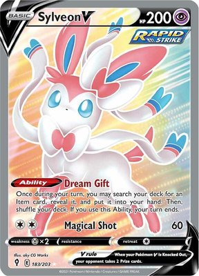 Sylveon V (Full Art), Evolving Skies