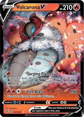 Volcarona V, Evolving Skies