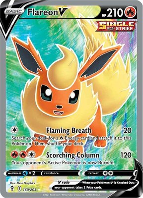 Flareon V (Full Art), Evolving Skies