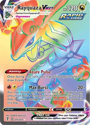 Rayquaza VMAX (Secret), Evolving Skies
