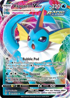 Vaporeon VMAX, Evolving Skies