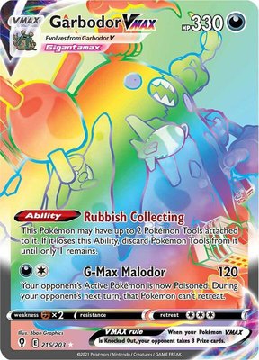 Garbodor VMAX (Secret), Evolving Skies