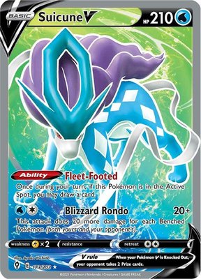 Suicune V (Full Art), Evolving Skies