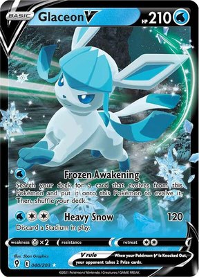 Glaceon V, Evolving Skies