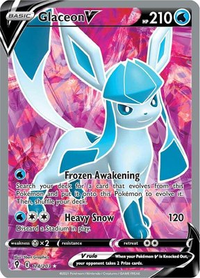 Glaceon V (Full Art), Evolving Skies