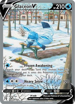 Glaceon V (Alternate Full Art), Evolving Skies