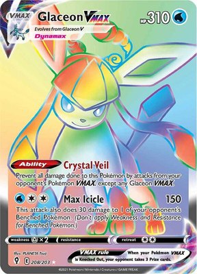 Glaceon VMAX (Secret), Evolving Skies